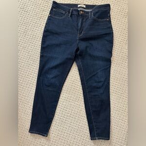 Madewell Curvy 10inch high rise skinny petit